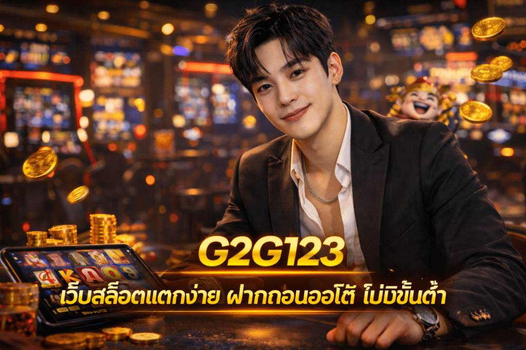 G2G123 เว็บสล็อตแตกง่าย ฝากถอนออโต้ ไม่มีขั้นต่ำ ให้โบนัสดี